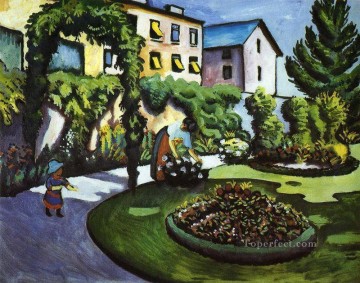 Expresionismo Painting - Expresionismo de cuadros de jardín